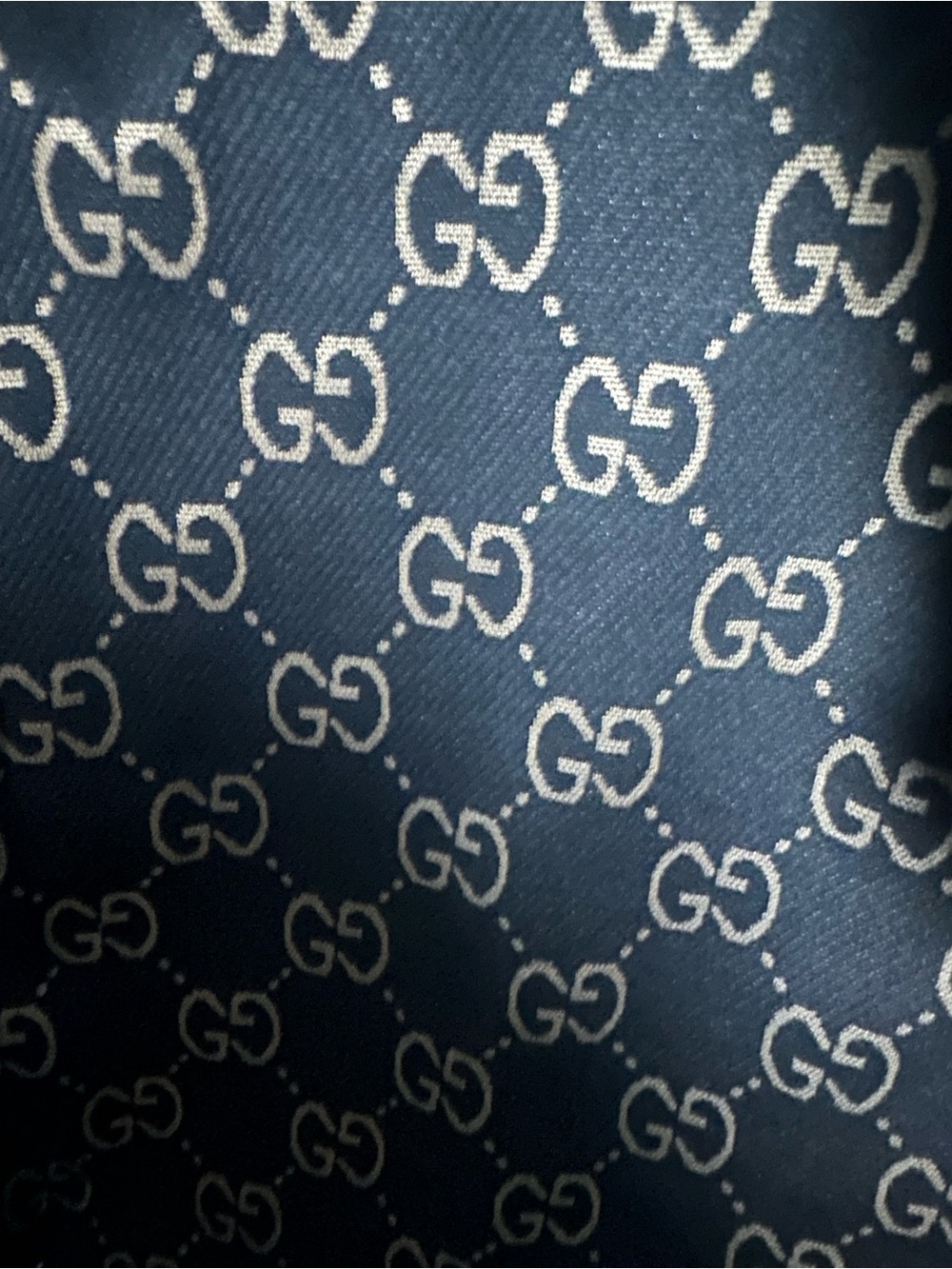 Gucci Black and Beige GG Monogram Crystal-Hem Top - Picture 15 of 16